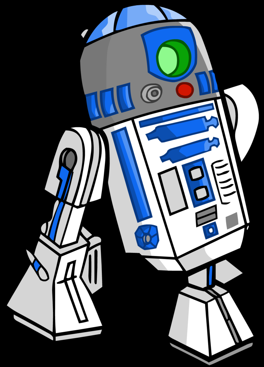 R2D2 cartoon by maxdinamo on DeviantArt