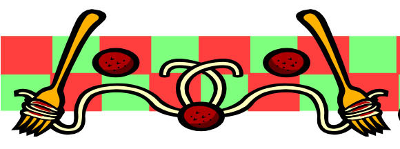 Clip Art Spaghetti Border Clipart