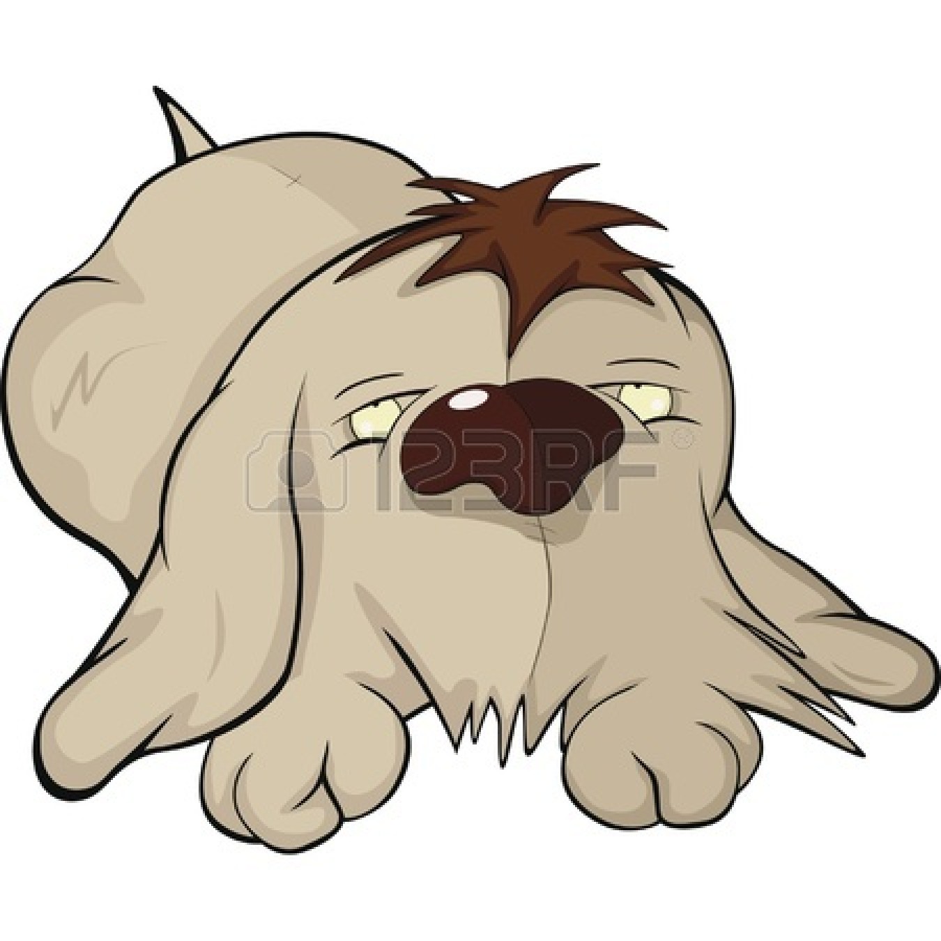 Sad Puppy Clipart