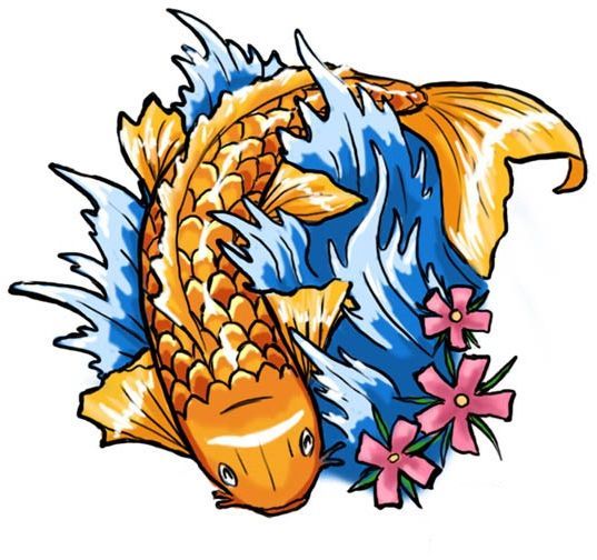 Koi Tattoo Design | Fish Tattoos ...