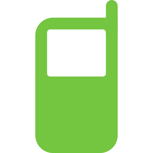 Free #74c540 cell phone icon - Download #74c540 cell phone icon