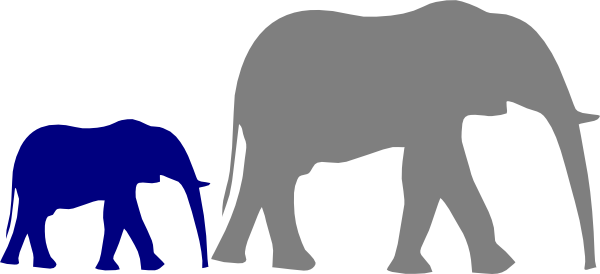 And Purple Elephant Clip Art Vector Online Royalty Free - Quoteko.