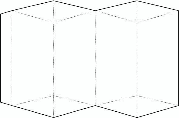 Pillow Box Template No.04 | Free Box Templates Store