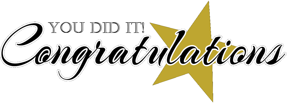 Congratulations Grad Banner Clipart
