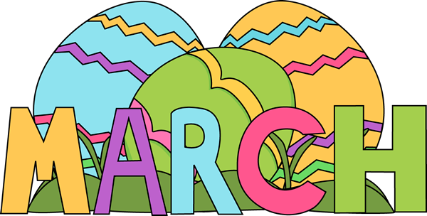 March Clip Art - March Images - Month of March Clip Art