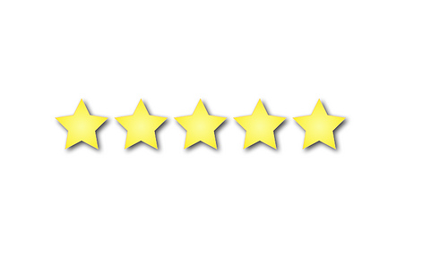 5 stars clipart