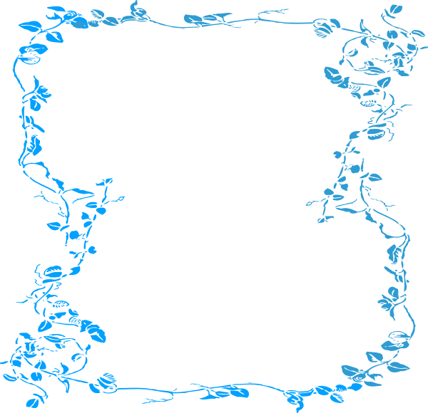 Blue Butterfly Border Stock Vector 22248841 Shutterstock on ...