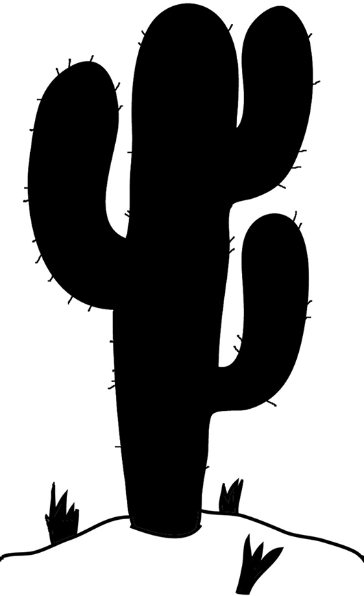 Western Ranch Silhouette Clipart