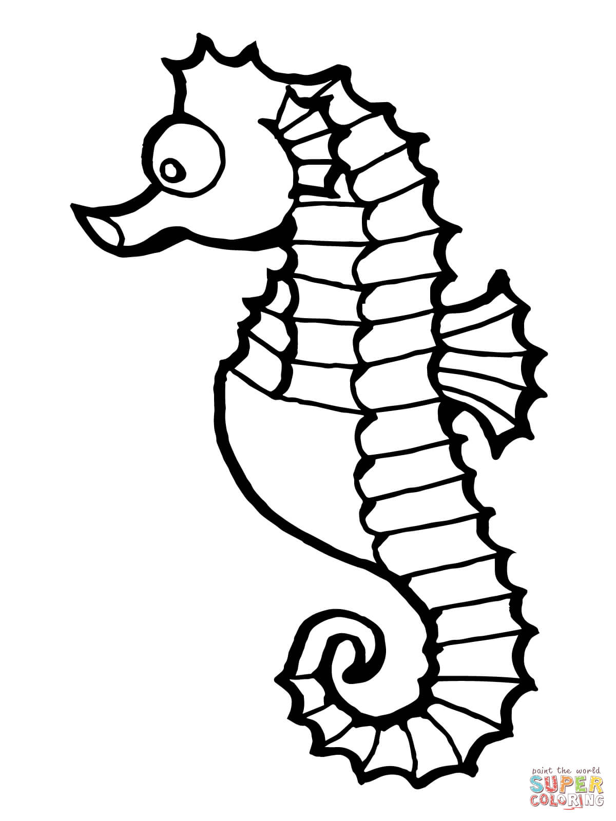 Seahorse coloring pages | Free Coloring Pages