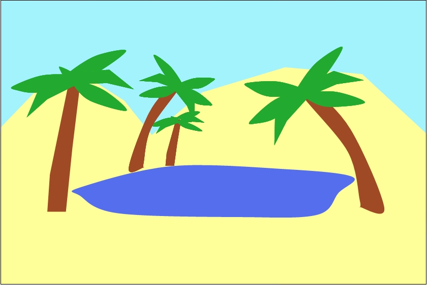 Desert Oasis Clip Art – Clipart Free Download