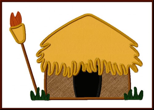 Tiki Hut Clipart