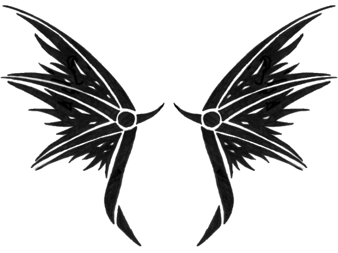 DeviantArt: More Like tribal demon wings by DesignTheSkinYourIn