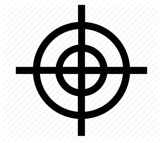 Cross, rifle, scope, shooter, sight, sniper, weapon icon | Icon ...