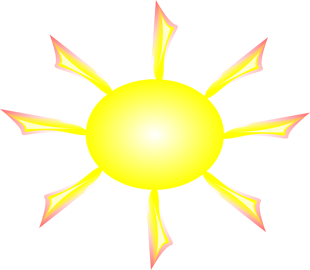 BLACK, YELLOW, SUN, CARTOON, LIGHT, DAY, BACKGROUND - Public ...
