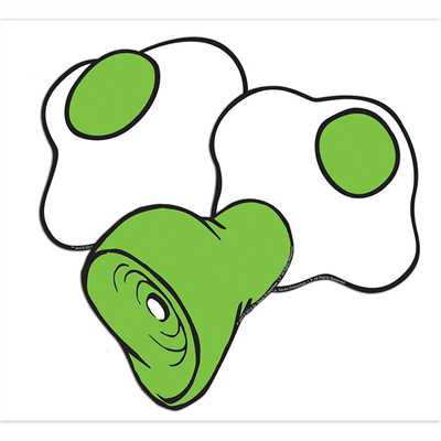 Dr. Seuss Green Eggs and Ham Assorted Paper Cut Outs | Eureka School