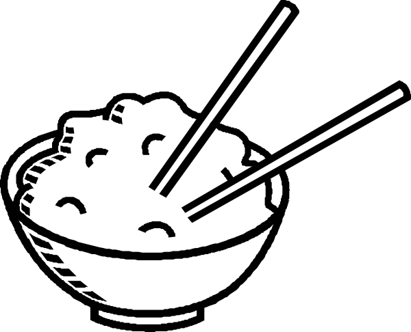 Food Clipart Black And White - Tumundografico