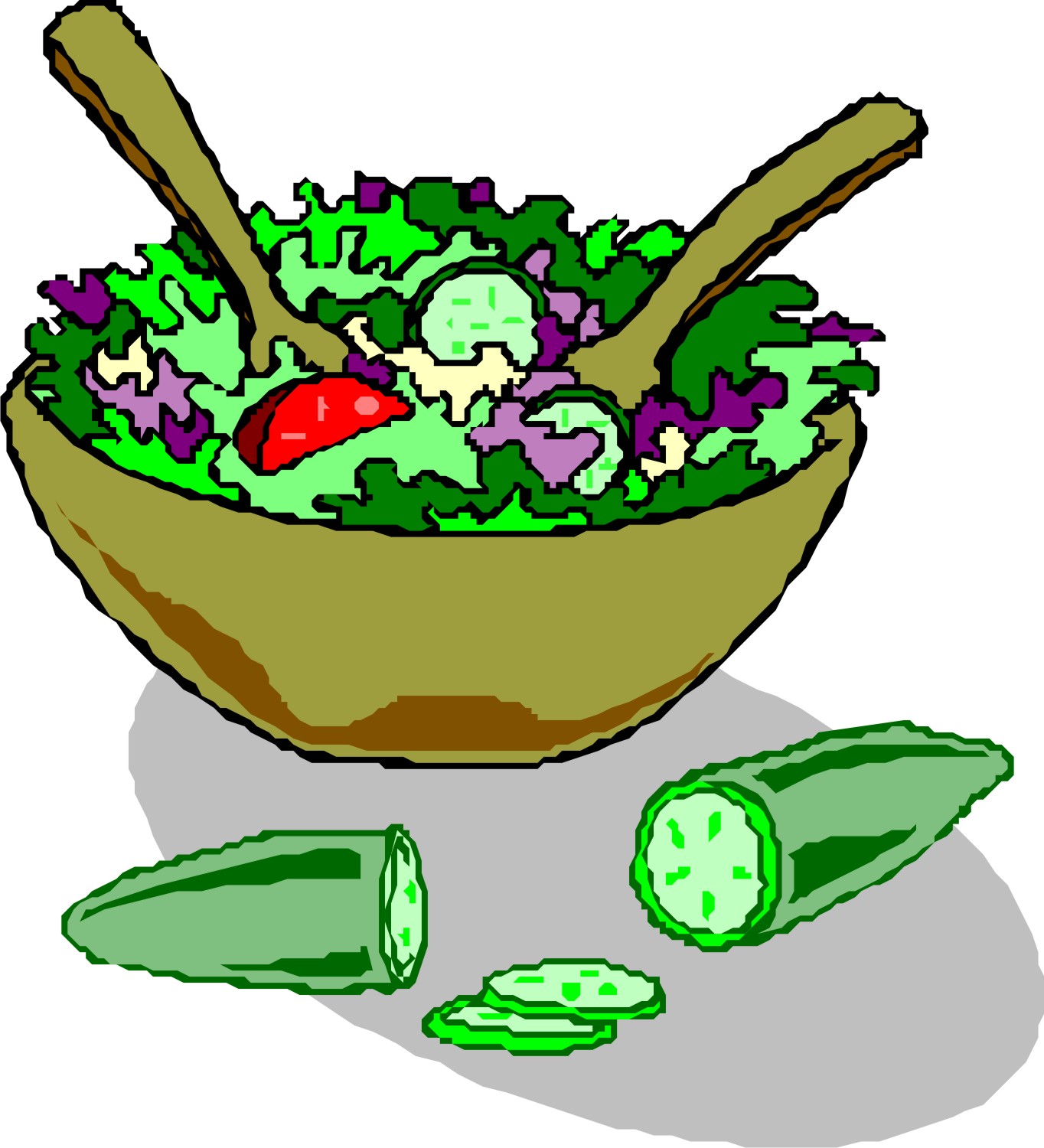 Taco salad clip art