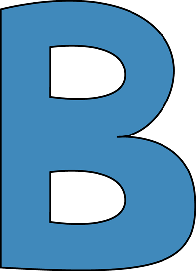 Letter b clip art