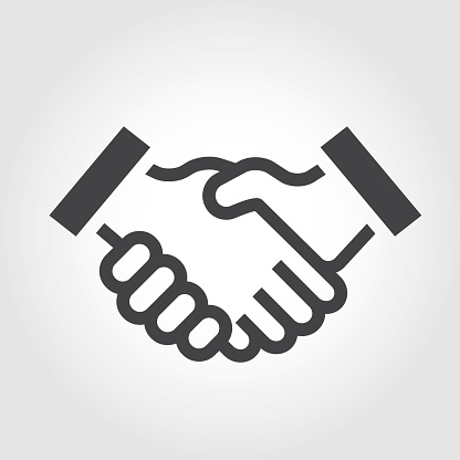 Handshake clipart vector