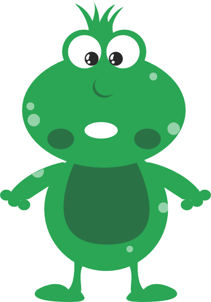 Green Frog Cartoon