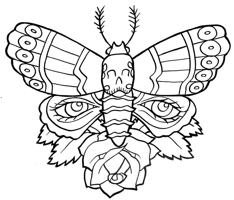 Line Drawing Of A Rose
