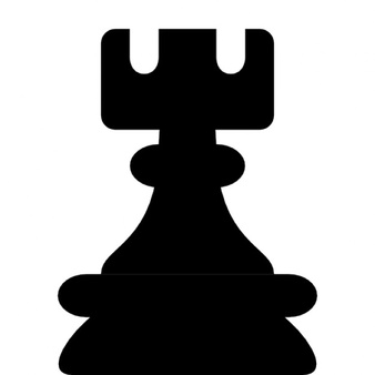Rook chess outline Icons | Free Download