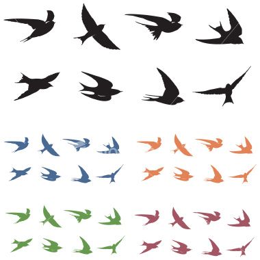 Small Bird Tattoos | Bird Outline ...