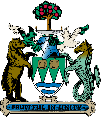 Coat of Arms of Kelowna, British Columbia.svg