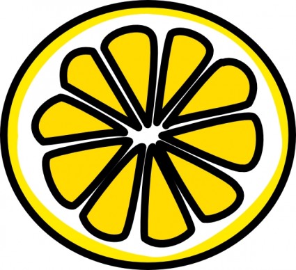 Lemon (slice) clip art Vector clip art - Free vector for free download