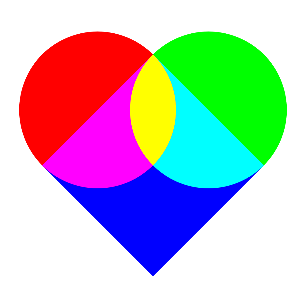 Rainbow Heart Clip Art - ClipArt Best