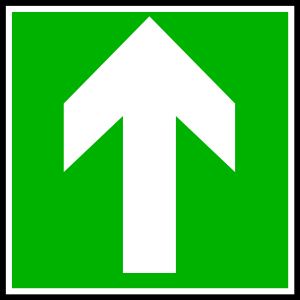 Directional Sign Continue Straight clip art - vector clip art ...