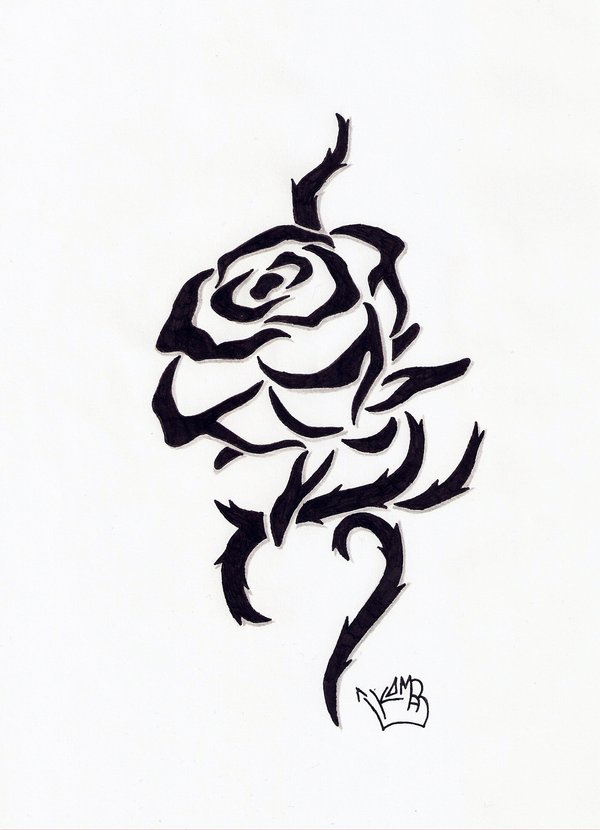 tribal rose