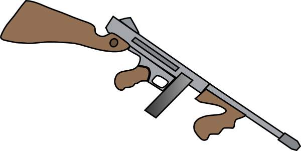 Machine Gun Clip Art - Tumundografico