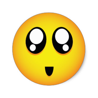 Kawaii Emoticons Stickers | Zazzle