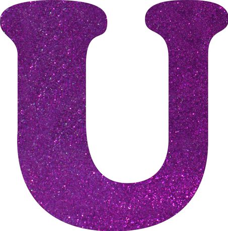 Glitter Foam Letter U | Walmart.ca