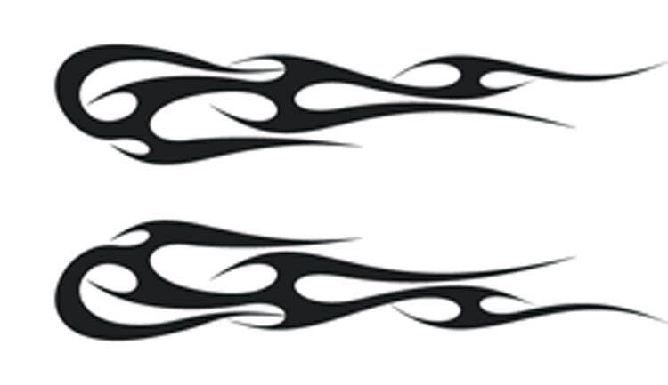 Best Photos of Flame Patterns Stencils - Flame Stencils, Flame ...