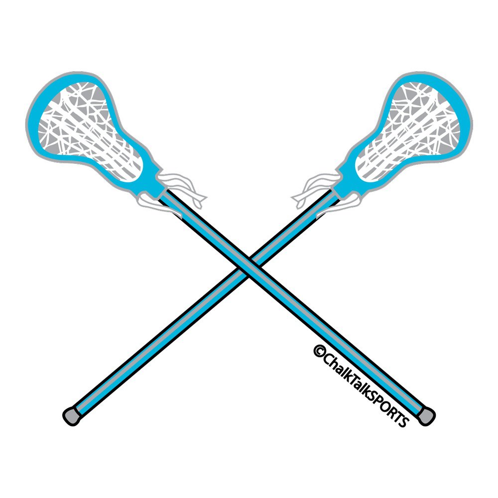Lacrosse sticks girl clipart