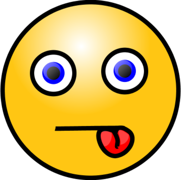 Emoticons Tongue in cheek - vector Clip Art