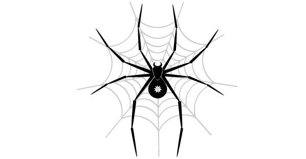 Spider web vector art | 123Freevectors