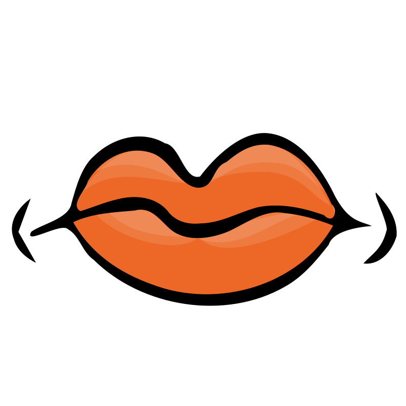 Clipart - Closed mouth