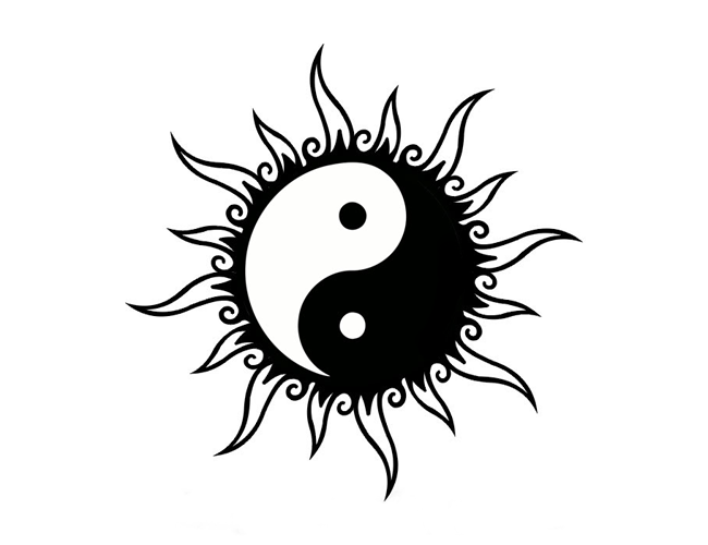 Tribal Yin Yang - ClipArt Best