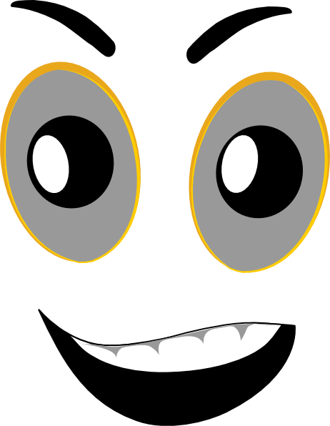 Scary Smiley Face - ClipArt Best