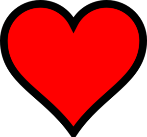 Very Small Red Heart With Transparent Background clip art - vector ...