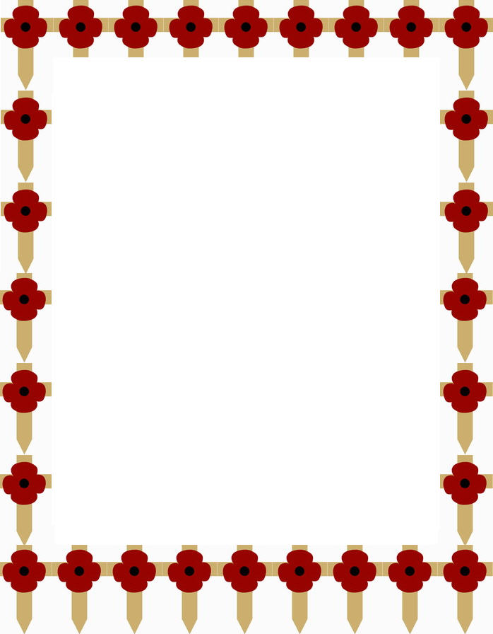 Flower Border Template - ClipArt Best