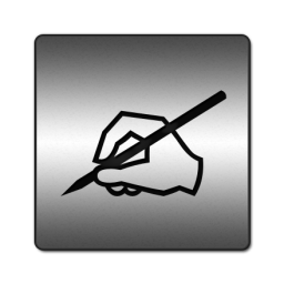 Black Inlay Steel Squares Icons Business