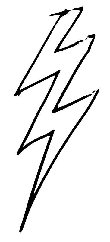 Clipart - lightning bolt