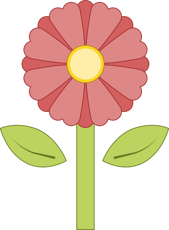 Clipart - Pink Flower