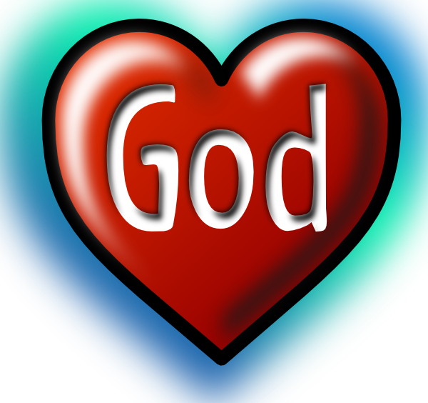 God Heart 2 clip art - vector clip art online, royalty free ...