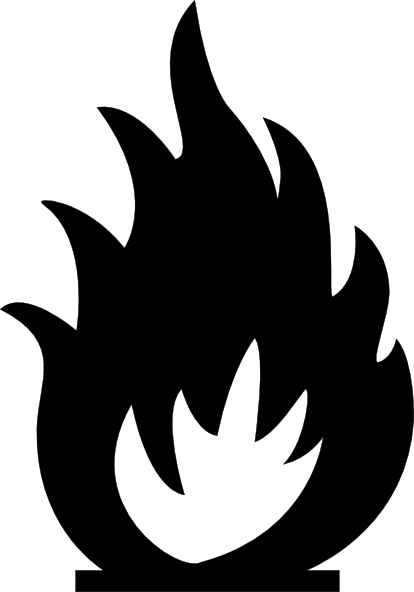 Flammable Symbol - ClipArt Best