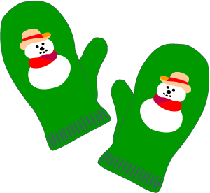 Winter Mittens Clip Art